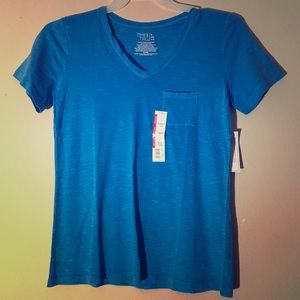 Two cotton V-neck T-shirts